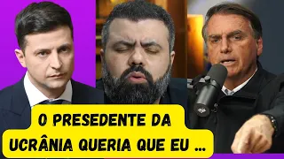 O presidente da Zelensky tem raiva do senhor! Bolsonaro rebate presidente da Ucrânia! Corte do Flow