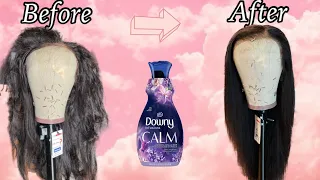 How To Revive Your Human Hair Wig With Fabric Softener | That’s Tiff