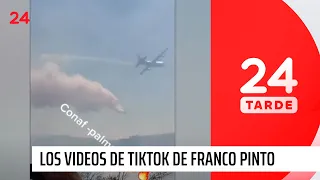 Los videos en TikTok de Franco Pinto, ex Conaf acusado de generar megaincendio