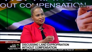 Discussing land expropriation without compensation