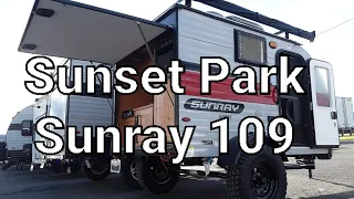 Check out the 2023 @sunsetparkrv6370 Sunray 109 camper with Dustin Hartleys RV