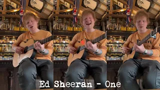 Ed Sheeran - One 💚 Acoustic 2024