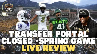 Live: Transfer Portal Officially Closed, Colorado Spring Game Review, No D'angelo Ponds?