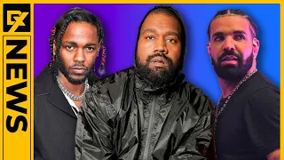 Kanye (Not Shockingly) Sides With Kendrick In Drake Beef