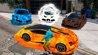 ROUBANDO CARROS DE ELEMENTOS SECRETOS NO GTA 5!!!