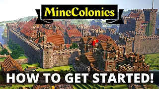 MineColonies - How To Get Started: Modded Minecraft