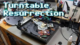 Technics SL-D20 1980s Turntable Restoration and Repair