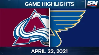 NHL Game Highlights | Avalanche vs. Blues – Apr. 22, 2021