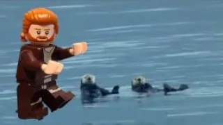 Obi-Wan Kenobi On Sea Otters! : Lego Star Wars Stop Motion