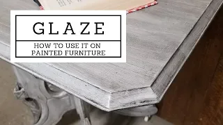 Adding Glaze to Painted Furniture