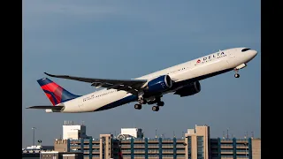 Delta Air Lines A330-900 Pushback and Departure out of MSP Airport 11-5-21