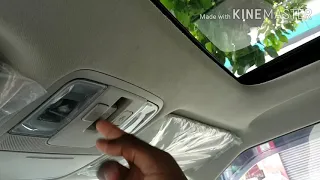 Kia seltos sunroof controls