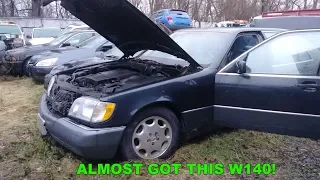 ALMOST GOT THIS MERCEDES W140! I'M REALLY OBSESSED AS YOU WILL SEE IN THE VIDEO!