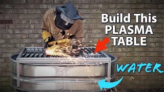 EASY DIY PLASMA CUTTING TABLE - With Spark Collector Water Table | For Handheld CNC Plasma Cutter