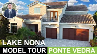 Orlando Luxury Model Home Tour | Ponte Vedra Plan | Lake Nona | 5,500+sf Elevator | Orlando Realtor