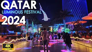 Luminous Festival 2024 | QATAR 4K UHD 60 fps #qatar #festival #2024