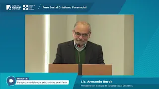 FSC: Perspectivas del social cristianismo en el Perú