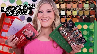 EYESHADOW PALETTE SPEED REVIEWS - HOT NEW INDIE PALETTES FOR SPRING 🔥🔥