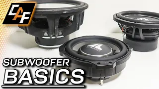 Subwoofer size, voice coils, wiring, matching amp EXPLAINED! Car Audio Subwoofer Basics