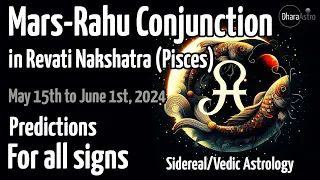 Mars Rahu conjunction in Pisces 2024 | Angarak Yoga | मीन राशि में मंगल-राहु की युति |