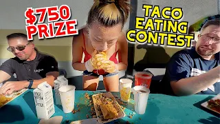 $750 CASH PRIZE TACO EATING CONTEST AT SPOTLESS BURGERS IN UPLAND, CA !! #RainaisCrazy