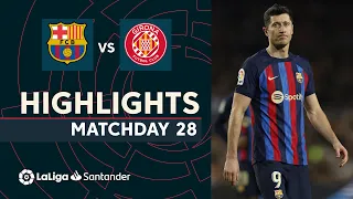 Highlights FC Barcelona vs Girona FC (0-0)