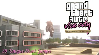 GTA Vice City: The Definitive Edition (PC) - 36 Unique Stunt Jumps