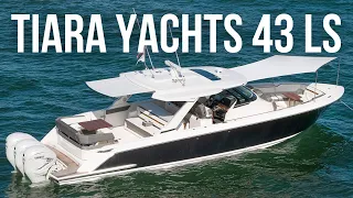 Touring a $900,000 OUTBOARD Yacht | Tiara Yachts 43 LS Yacht Walkthrough