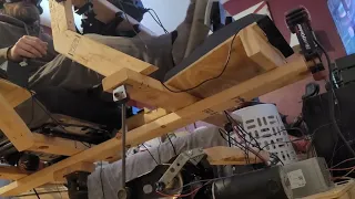 DIY wooden 2 dof motion sim
