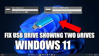 How To Fix USB Drive Showing Up as Two Different Drives in Windows 11