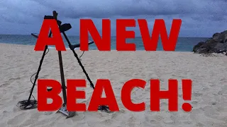 Beach Metal Detecting, A NEW Beach