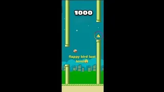 The real end of flappy bird game leve 1000!!!!!!........