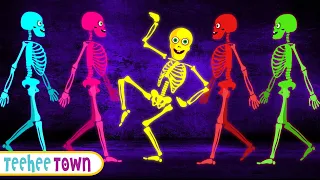 Midnight Magic - Five Skeletons Walking + Spooky Scary Skeletons Songs By Teehee Town