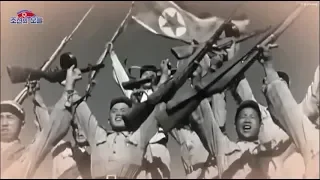 Soldier's Footsteps 병사의 발자욱 - DPRK State Merited Chorus (eng. sub.)