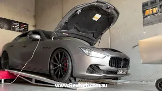 REVHIGH - Maserati Ghibli 3.0L Twin Turbo Stage 1 Custom Dyno Tuning