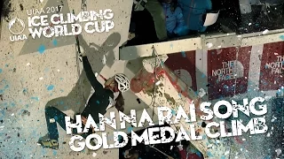 Han Na Rai Song | Gold Medal Women's Lead | Saas Fee