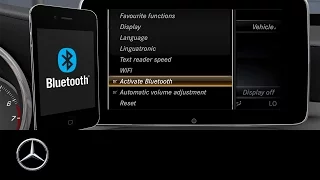 How to: Connect your Smartphone via Bluetooth | Mercedes me