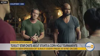 "S.W.A.T" Star Chats About Stunts & Corn Hole Tournaments