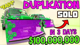 Its back *SOLO* Duplication Glitch GTA Online (New Consistent Method)-GTA V Online (PS4/XBOX/PS5/PC)