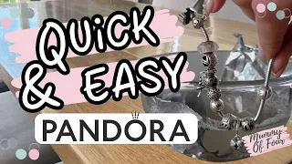 Clean Pandora Bracelet in 10 minutes with ZERO scrubbing #shorts