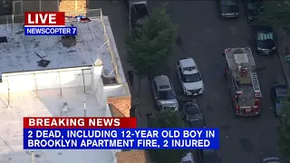 12-year-old boy and man killed in Brooklyn apartment fire; 2 others hurt