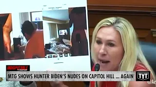 Marjorie Taylor Greene Puts Hunter Biden's Nude Pics On Display In Chaotic Hearing