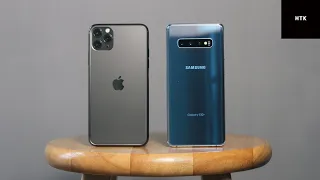 iPhone 11 Pro Max vs Galaxy S10 Plus Speed Test Comparison