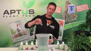 Mixing Nutrients - Aptus Plant Tech