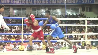 Indian boxer K Shyam Kumar fight Other boxers  in Elite Men's National Boxing Championship ,