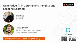 Generative AI in Journalism: Insights and Lessons Learned