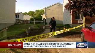 Armed man killed during confrontation with Manchester police early Friday