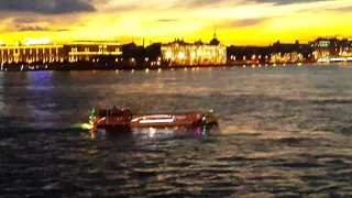 Диско-Теплоход на Неве |  Disco Boat on the Neva 4K