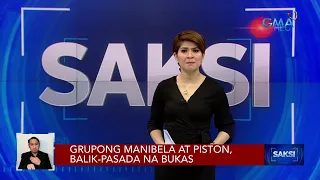 Grupong Manibela at PISTON, balik-pasada na bukas | Saksi