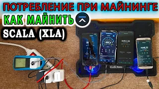 HOW TO MINE ON YOUR PHONE: Scala XLA CRYPTOCURRENCY. How much electricity does it consume